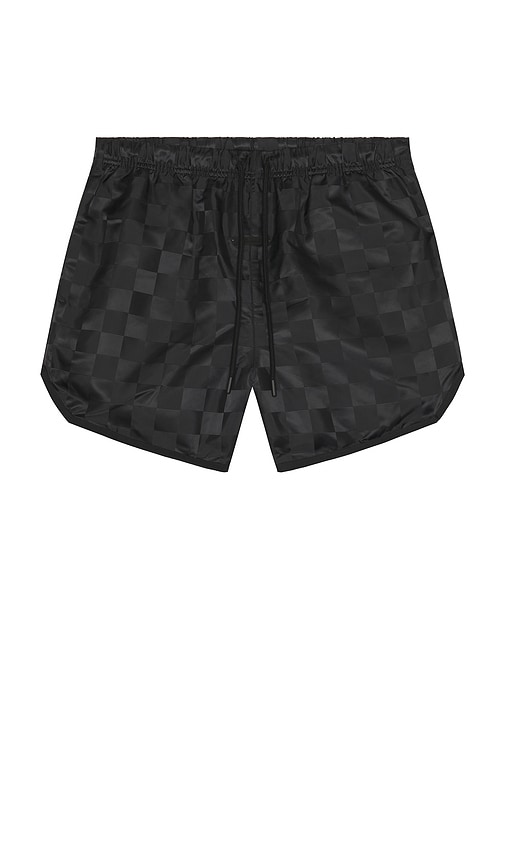 Essentials Checkered Gym Short In Multi