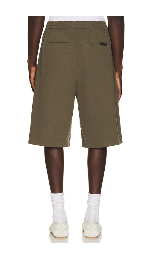 Essentials Relaxed Drawstring Short In Moss