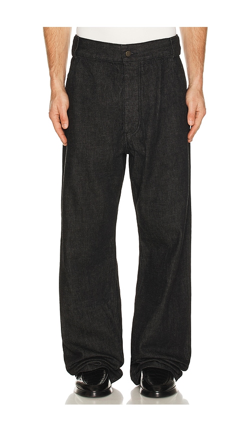 Essentials Work Logo Jeans In Black
