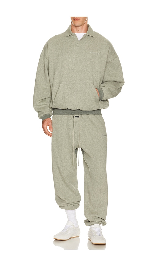  Fear Of God Essentials Sudadera Polo Signature En Color Gris Talla L  (también En M, S, Xl/1x, Xs, Xxl/2x, Xxxl/3x). 