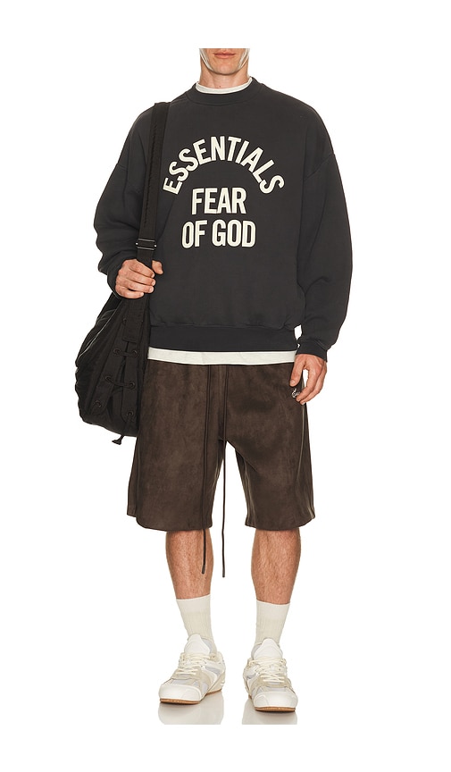  Fear Of God Essentials Sweatshirt Campus In Black. Größe Xs. Also In S, M, L, Xl/1x, Xxl/2x, Xxxl/3x. 