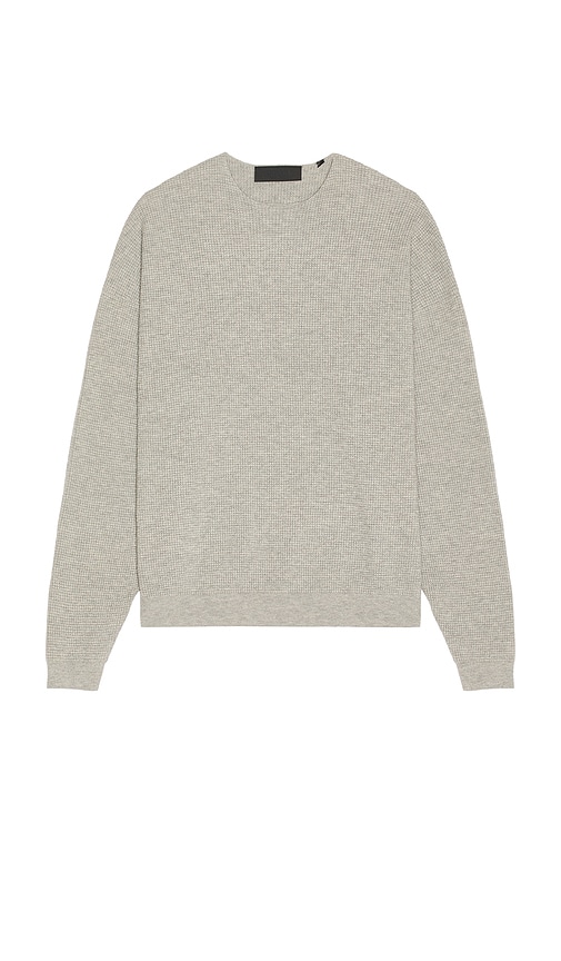 Fear of God ESSENTIALS Waffle Crewneck Sweater in Dark