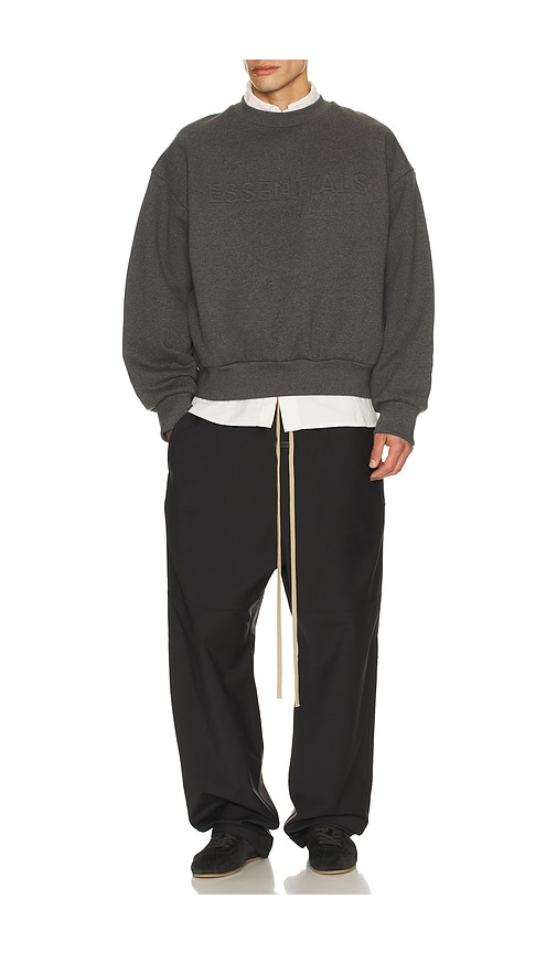  Fear Of God Essentials Classic Crewneck Sweatshirt In Grey. Size Xs. Also In S, M, L, Xl/1x, Xxl/2x. 
