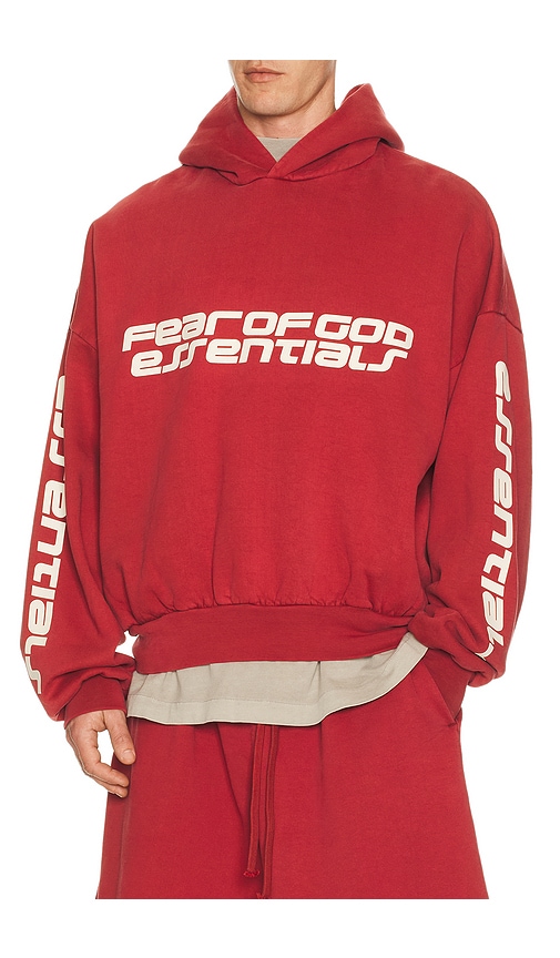 Fear of God ESSENTIALS Cropped Relaxed Hoodie