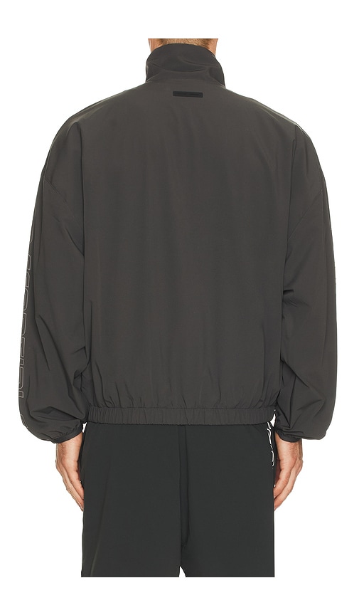 Essentials Tech Nylon Half Zip Track Jacket In Gray