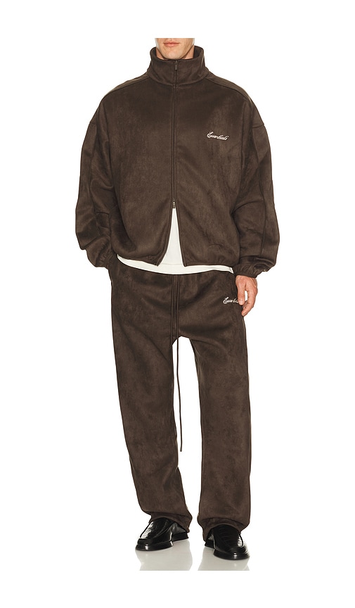  Fear Of God Essentials Trainingsjacke Signtature In Brown. Größe Xs. Also In S, M, L, Xl/1x, Xxl/2x. 