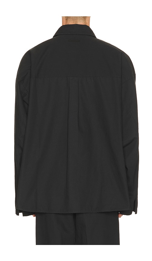 Essentials Overshirt In Black