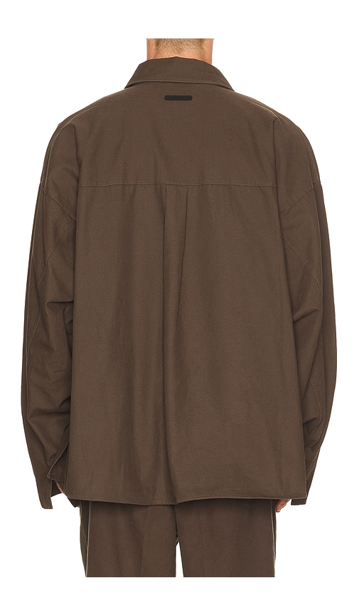 Essentials Overshirt In Brown
