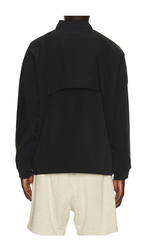 Essentials Half Zip Track Jacket In Black