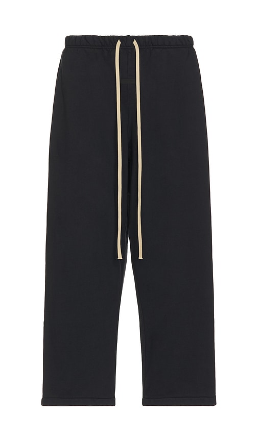 Fear of God ESSENTIALS Heavy Fleece Relaxed Sweatpant in Black