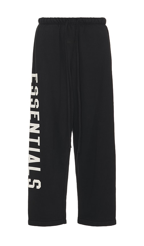 Fear of God ESSENTIALS Heavy Fleece Relaxed Sweatpant in Black