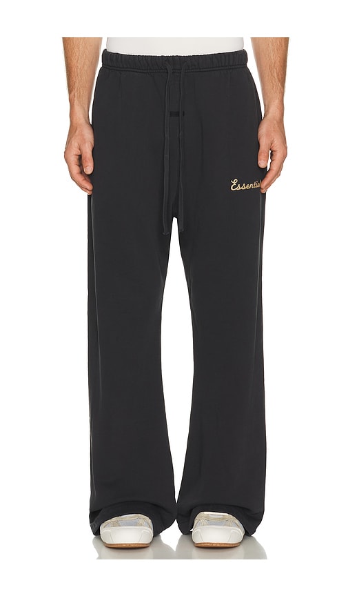 Fear of God ESSENTIALS Training Classic Fit Flare Sweatpant in Black. - size XXL/2X (also in L, M)