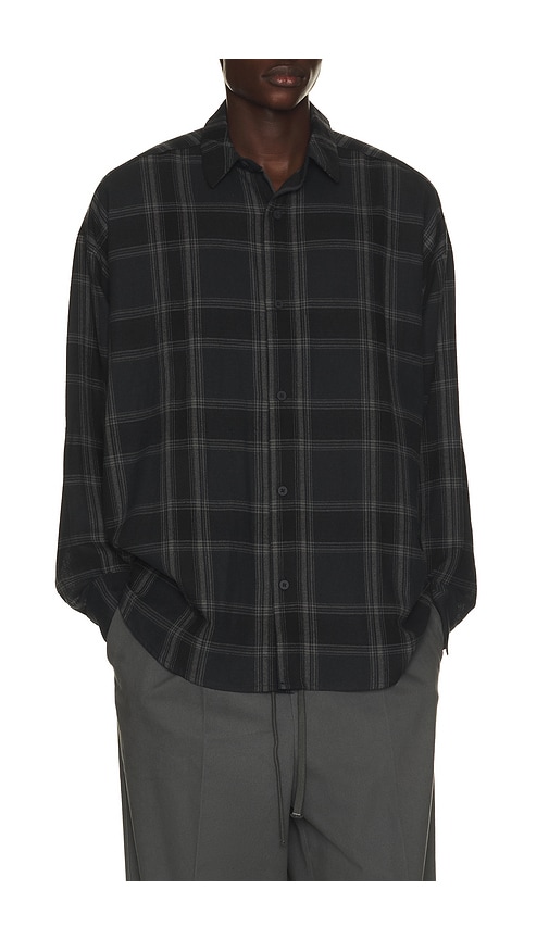 Essentials Button Up Shirt In Black