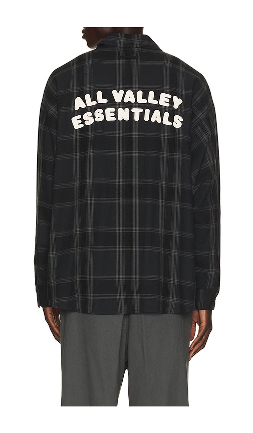 Essentials Button Up Shirt In Black