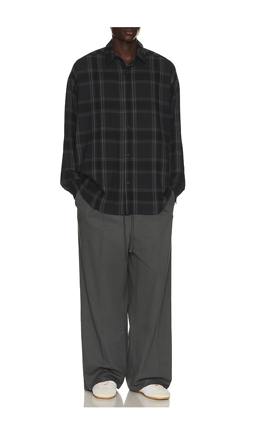 Essentials Button Up Shirt In Black