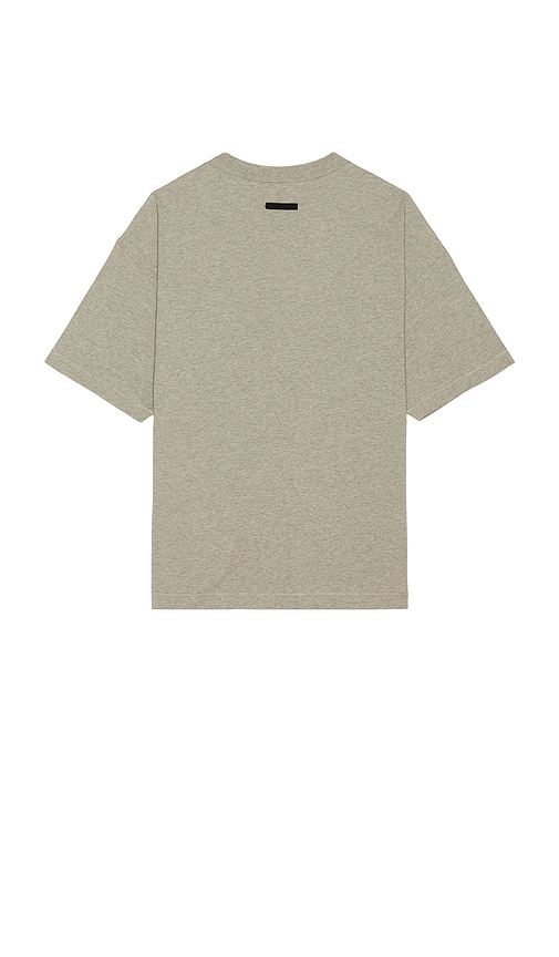 Shop Essentials Jersey Crewneck Tee In Dark Heather