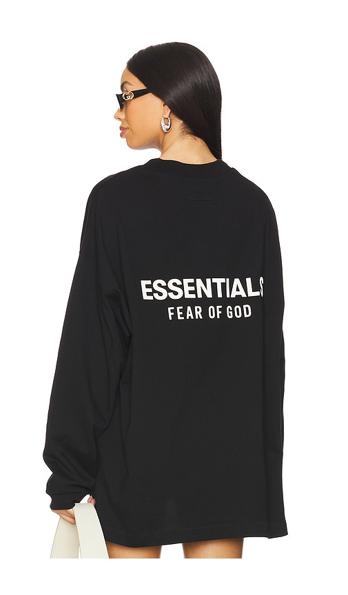 Essentials Jersey Long Sleeve T-shirt In Black