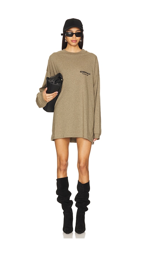 Fear of God ESSENTIALS Jersey Long Sleeve T-Shirt en Grey Taille L Also en 97 €
