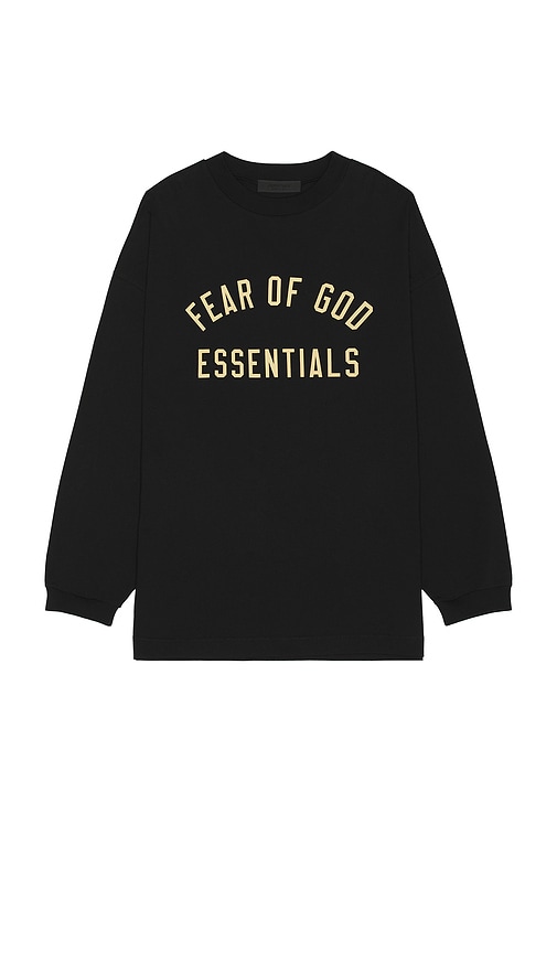 【ESSENTIALS】ERSEY LONG SLEEVE T-SHIRT FEAR OF GOD ESSENTIALS Jersey long-sleeve T-shirt | Grey