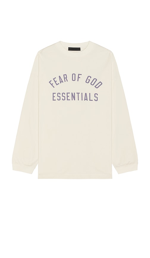 Shop Essentials Jersey Long Sleeve Tee In 겉감