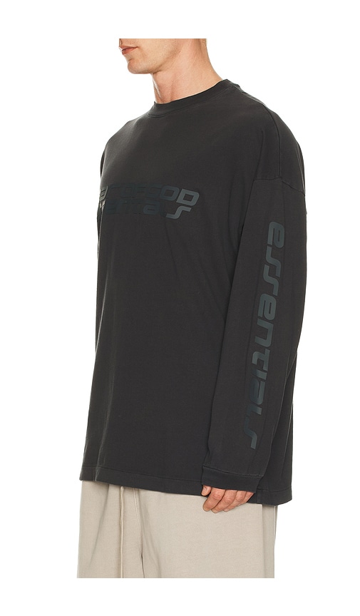 Essentials 90's Long Sleeve Tee In Black
