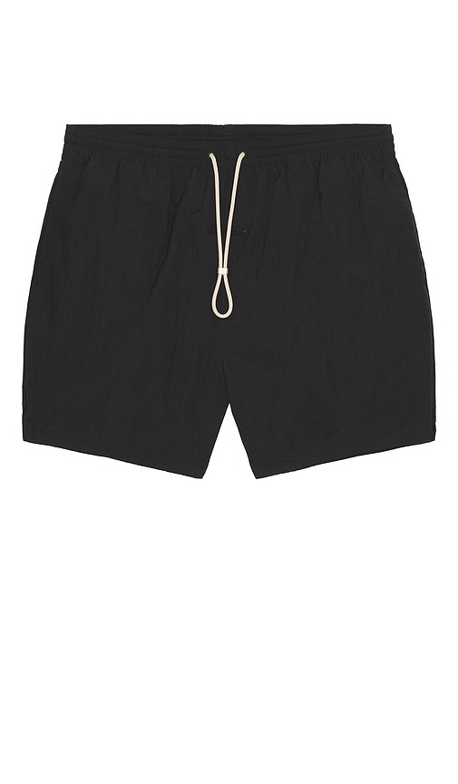 Essentials Drawstring Swim Trunks In Multi