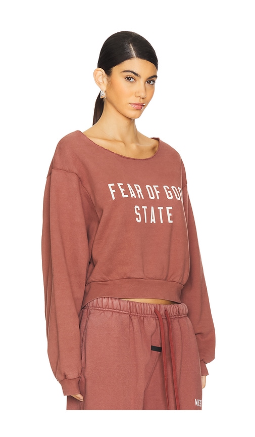 ESSENTIALS CROPPED SWEATSHIRT 