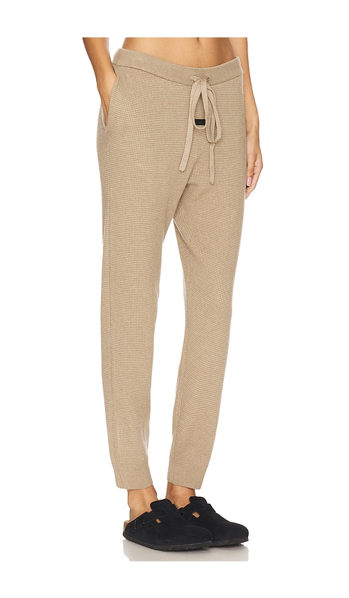 Essentials Fitted Jogger In Beige