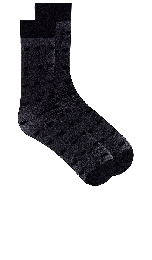 Shop Falke Dot Sock In 黑色