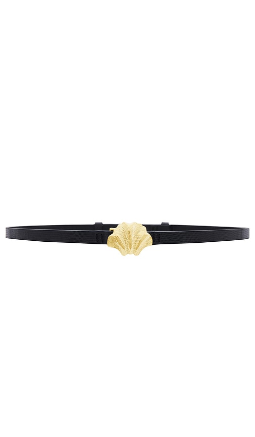 Frame Gingko Leaf Belt In Black
