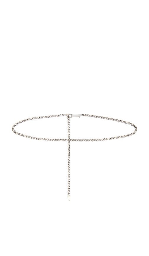 Frame The Chain Belt In Silver