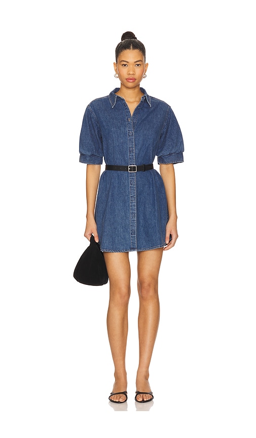 The Play Dress in Blue. - size L (also in M, S, XL, XS) - FRAME - Modalova