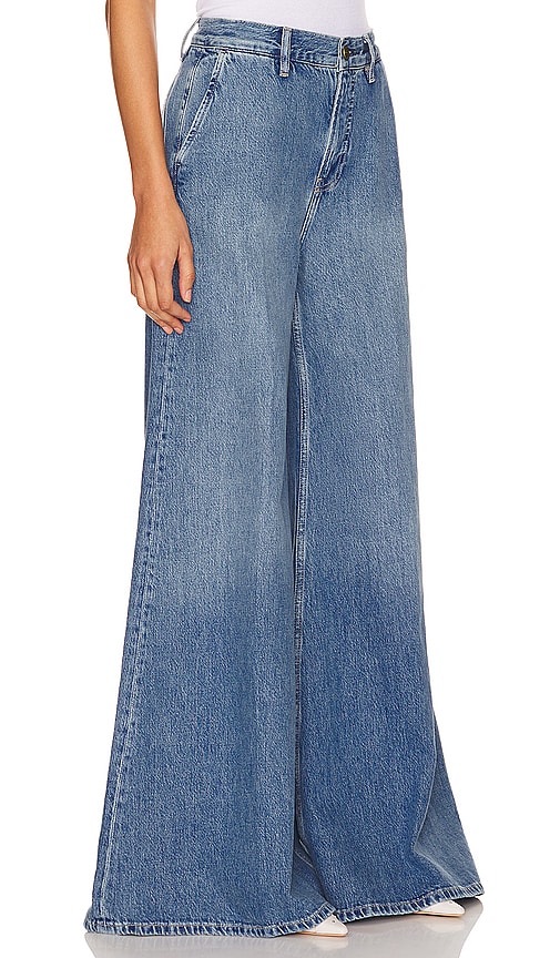 Shop Frame The Extra Wide Leg In Seraphina