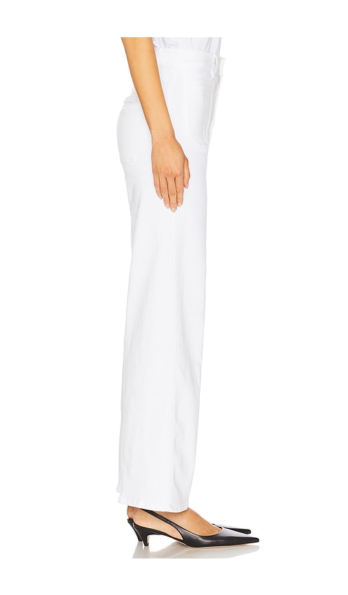  Frame Le Slim Palazzo Modernist Pocket Jeans In White. Taglia 24. Also In 26, 28, 30, 32, 33, 34. 