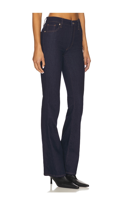 Frame The Pencil High-rise Skinny Jeans In Blue