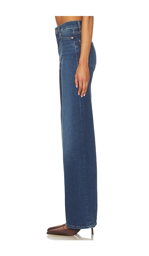  Frame Ausgestellte Hose Le Slim Palazzo In Navy. Größe 26. Also In 31, 32. 