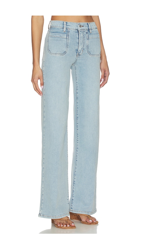  Frame Le Slim Palazzo Modernist Pocket Long Jeans In Blue. Taglia 23. Also In 24, 25, 27, 28, 29, 30, 31, 32. 