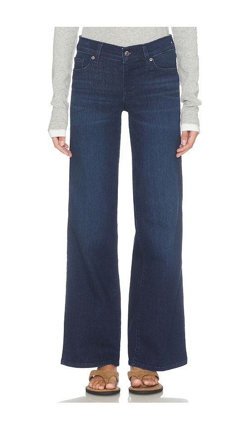 Low Rise Le Slim Palazzo Jeans in Blue