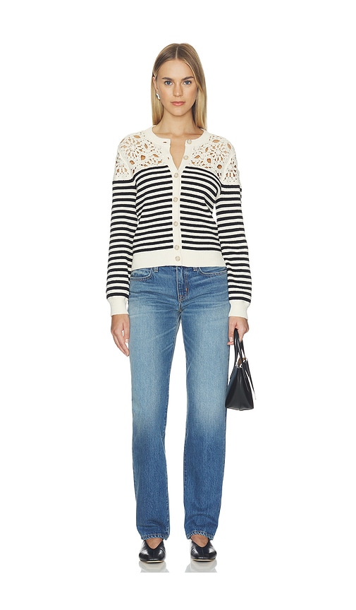 FRAME The Coastal Stripe Cardi | Thumbnail 4
