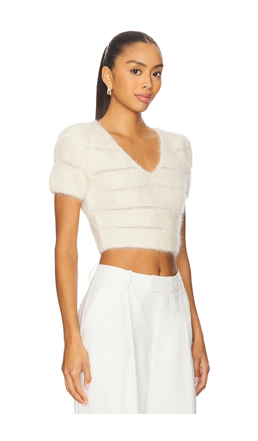 Frame The Cloud Sweater In White