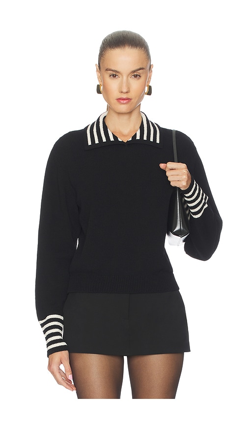 The Sailor Pull Over in Black,White. - size L (also in M, S, XS) - FRAME - Modalova