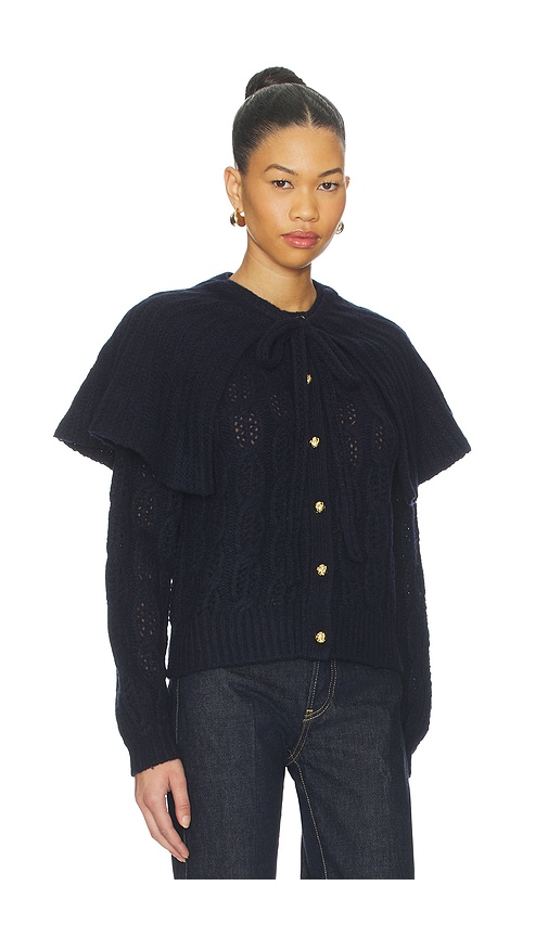  Frame Cape Sweater In Navy. Size S. Also In Xs, M, L. 