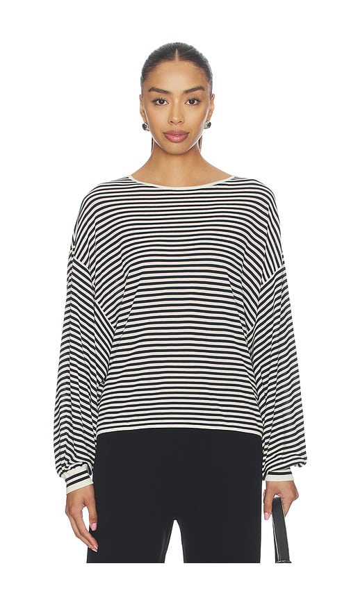 FRAME The Striped Slouchy Sweater