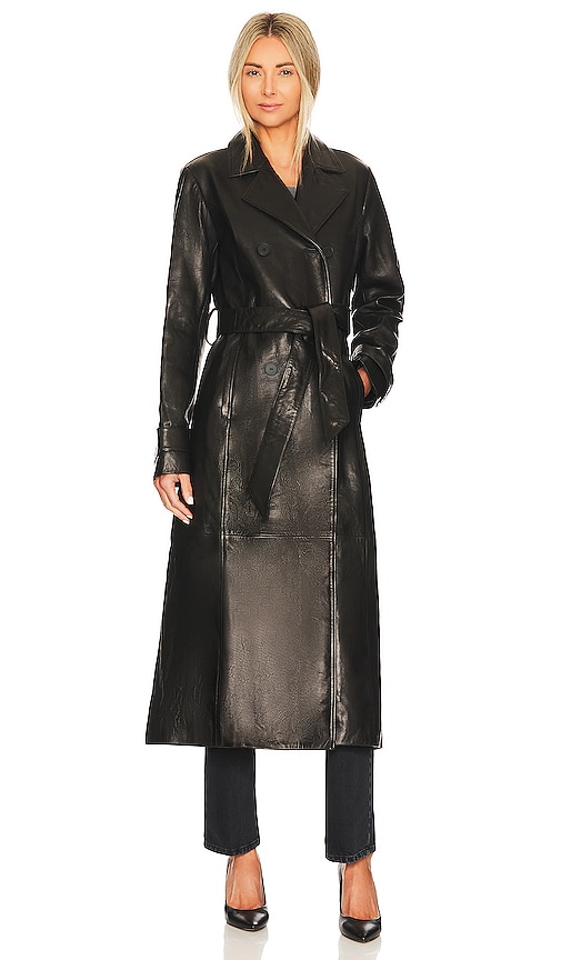 Leather Trench FRAME $2,495 NEW