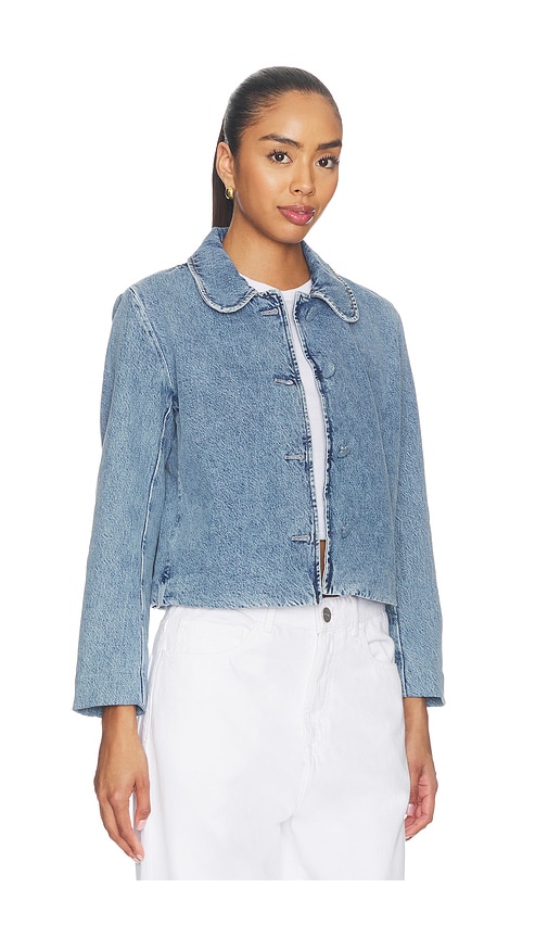  Frame The Palm Jacket In Blue. Size Xs. Also In S, L, M. 