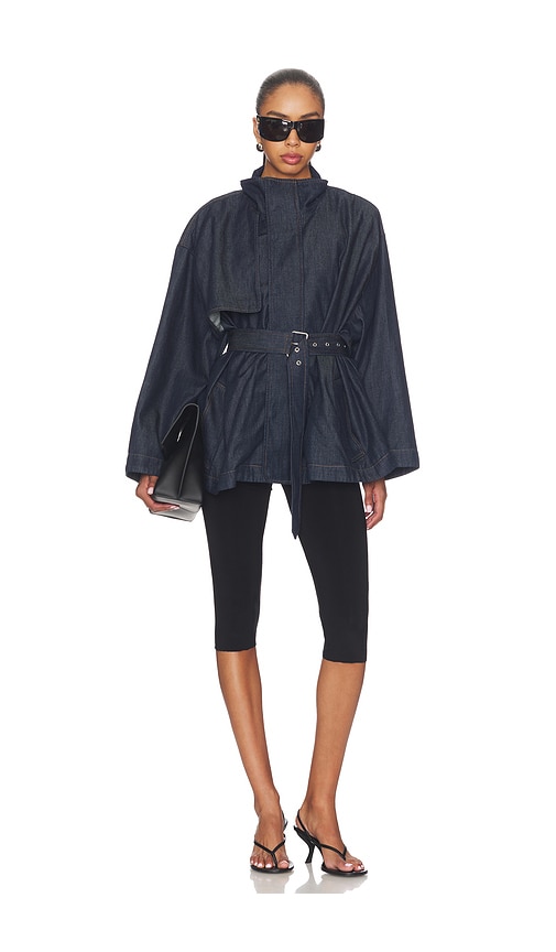 FRAME The Denim Short Field Trench | Thumbnail 5 FRAME The Denim Short Field Trench | Thumbnail 5