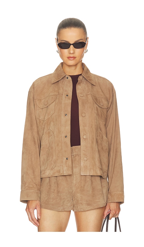 FRAME The Suede Utility Jacket