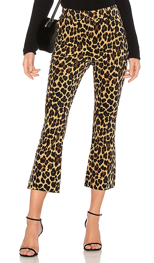cheetah flare pants