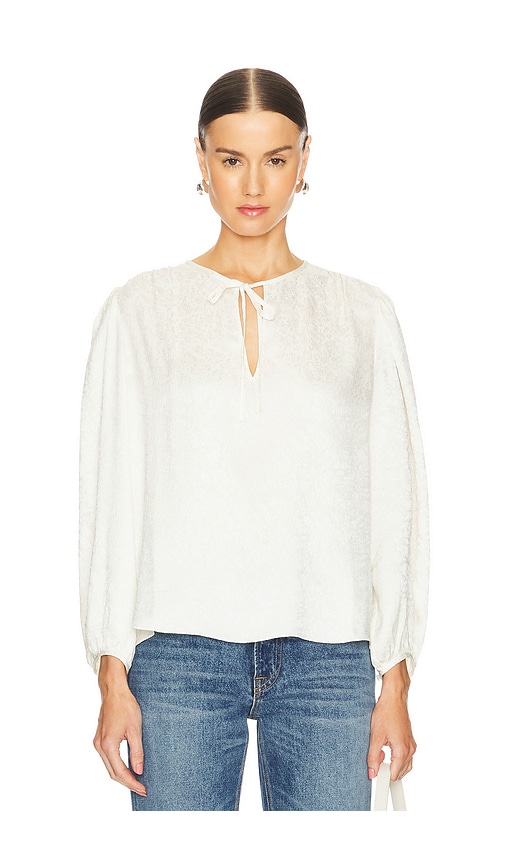 Shop Frame Popover Blouse In Cream