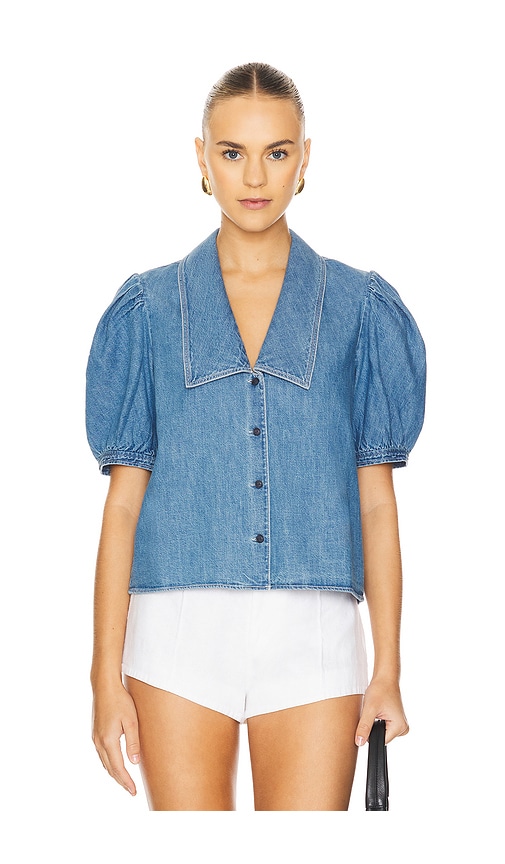 Shop Frame Sailor Blouse In Starlet